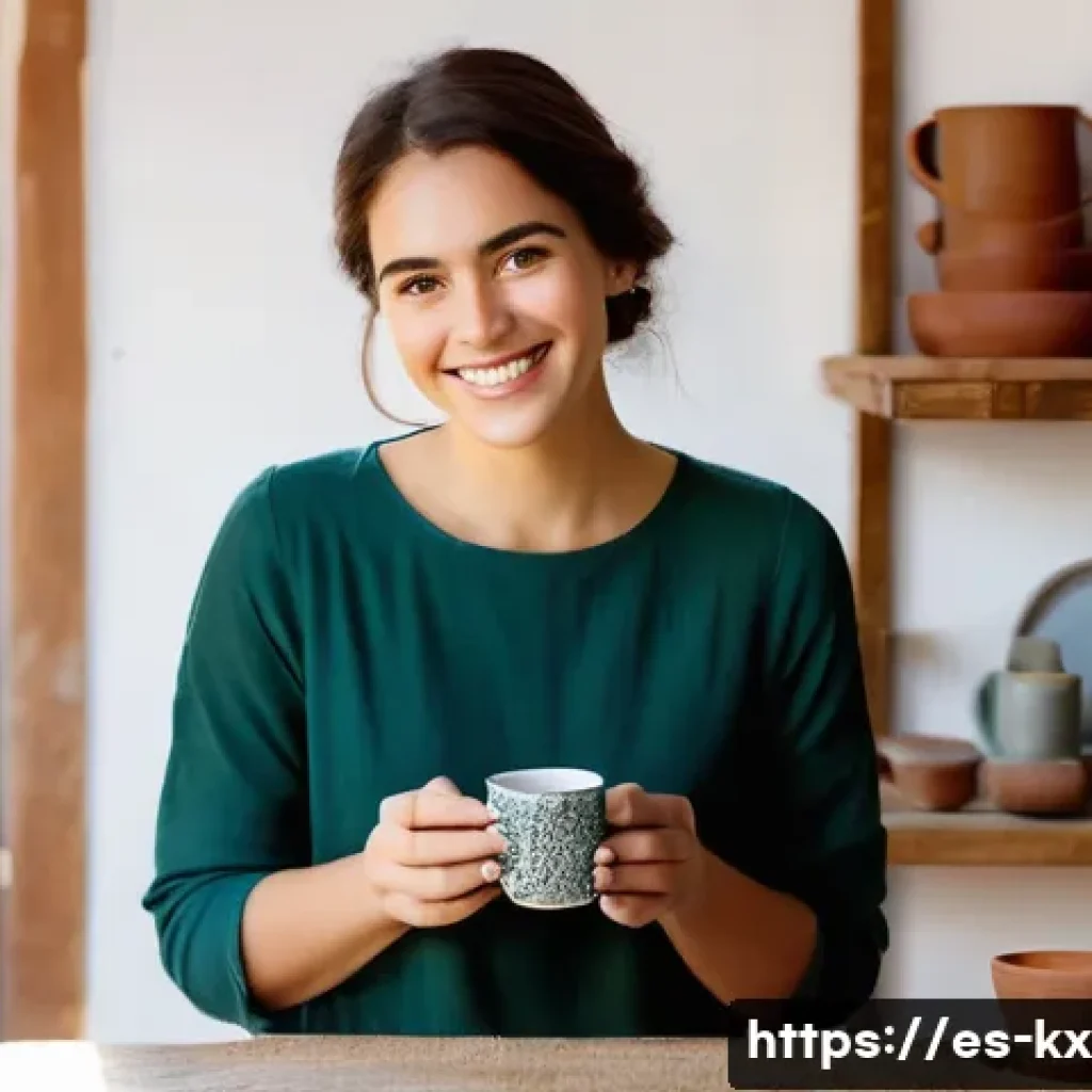 인플루언서와의 장기 파트너십 구축 전략 - **Prompt:** A young Spanish woman, approximately 25 years old, with a warm, genuine smile, is carefu...